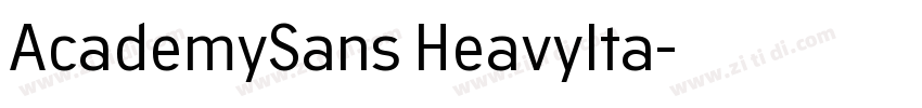 AcademySans HeavyIta字体转换 AcademySans HeavyIta字体转换